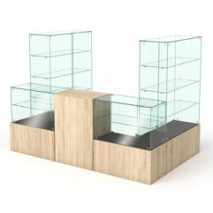 Торговый островок для автодевайсов НАВИГАТОР №1, Дуб Венге и Дуб Сонома