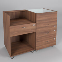 Комплект прилавков КЛАССИКА №1+№3, Орех