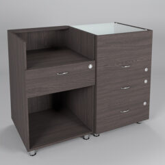 Комплект прилавков КЛАССИКА №1+№3, Дуб Венге