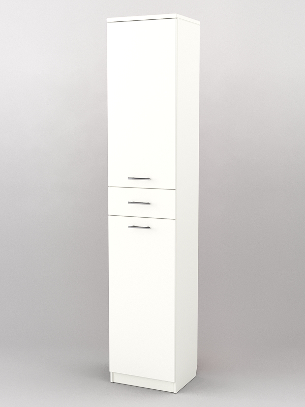 Пенал в гостиную №3, Белый