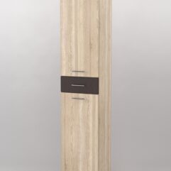 Пенал в гостиную №3, Дуб Сонома + Дуб Венге