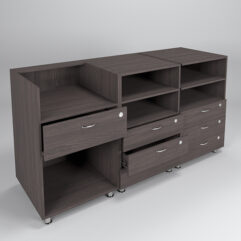 Комплект прилавков КЛАССИКА №1+№8+№8, Дуб Венге