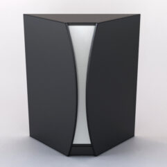 Прилавок СЭНДИ №4 угловой, Черный и Белый