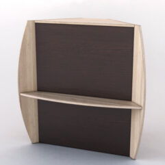 Прилавок СЭНДИ №5 угловой, Дуб Сонома и Дуб Венге