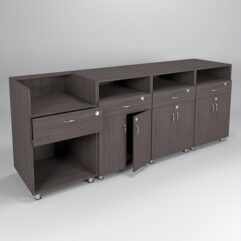 Комплект прилавков КЛАССИКА №1+№7+№7+№7, Дуб Венге