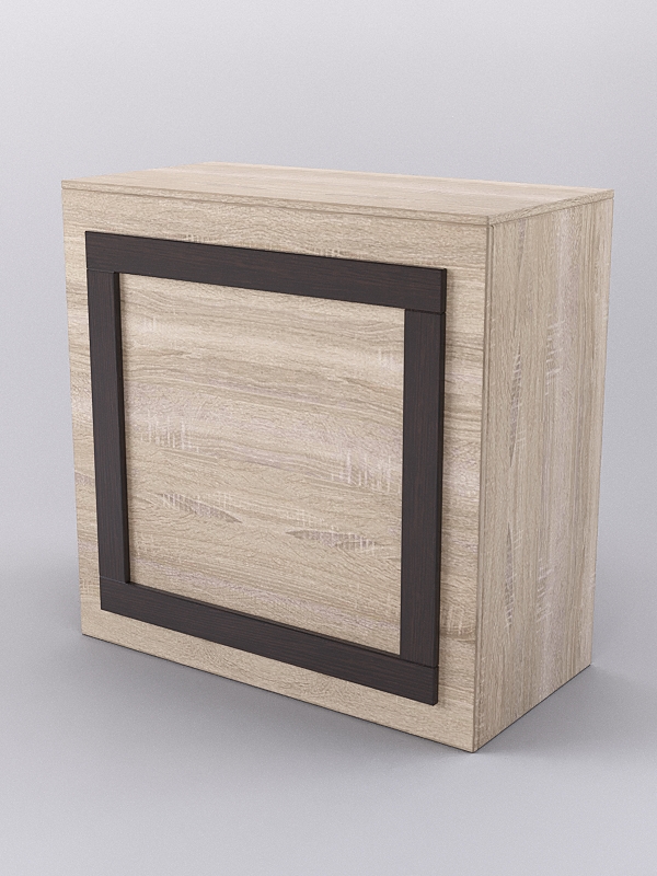 Прилавок ОРНАМЕНТ №1, Дуб Сонома и Дуб Венге