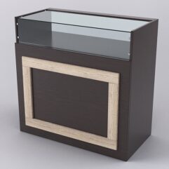 Прилавок ОРНАМЕНТ №2, Дуб Венге и Дуб Сонома