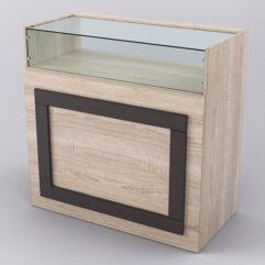 Прилавок ОРНАМЕНТ №2, Дуб Сонома и Дуб Венге