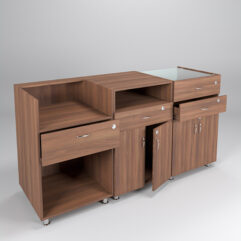 Комплект прилавков КЛАССИКА №1+№7+№2, Орех