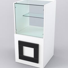 Прилавок ОРНАМЕНТ №3-450, Белый и Черный