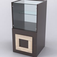 Прилавок ОРНАМЕНТ №3-450, Дуб Венге и Дуб Сонома