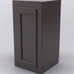 Прилавок ОРНАМЕНТ №1-450 с дверкой, Дуб Венге