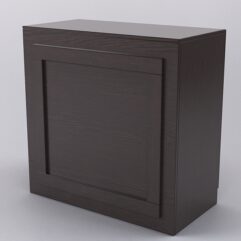 Прилавок ОРНАМЕНТ №1 с дверками, Дуб Венге