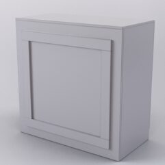 Прилавок ОРНАМЕНТ №1 с дверками, Серый