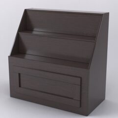 Прилавок-горка ОРНАМЕНТ №1, Дуб Венге