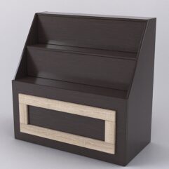 Прилавок-горка ОРНАМЕНТ №1, Дуб Венге и Дуб Сонома