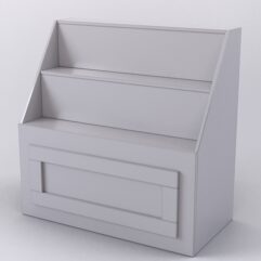 Прилавок-горка ОРНАМЕНТ №1, Серый