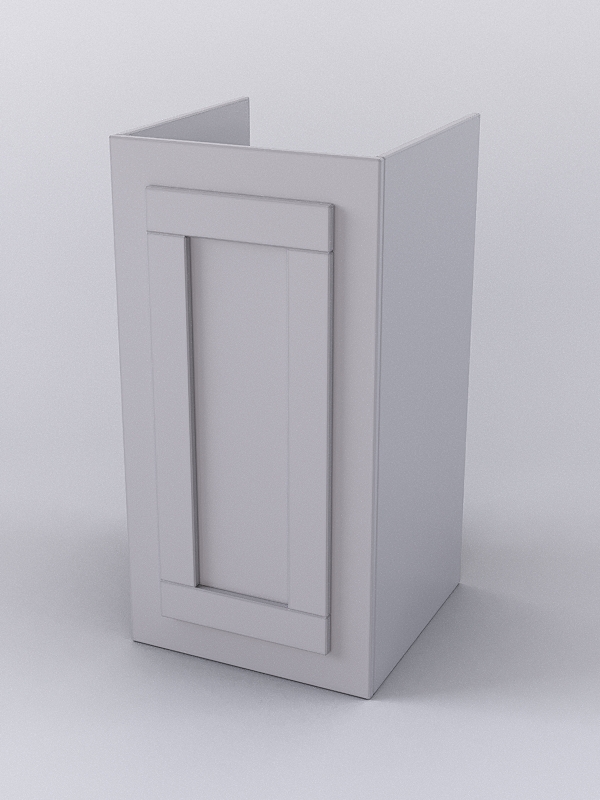 Прилавок под кассу ОРНАМЕНТ №1, Серый