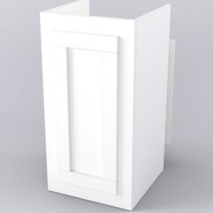 Прилавок под кассу ОРНАМЕНТ №1 с дверкой, Белый