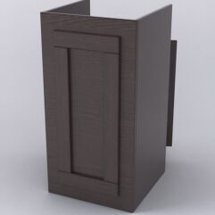 Прилавок под кассу ОРНАМЕНТ №1 с дверкой, Дуб Венге