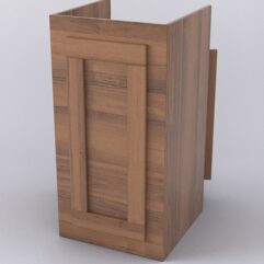 Прилавок под кассу ОРНАМЕНТ №1 с дверкой, Орех