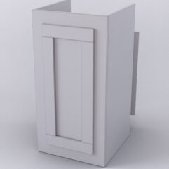 Прилавок под кассу ОРНАМЕНТ №1 с дверкой, Серый