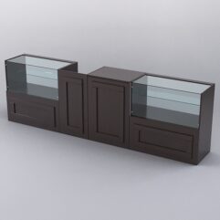 Комплект прилавков ОРНАМЕНТ №1, Дуб Венге