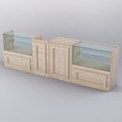 Комплект прилавков ОРНАМЕНТ №1, Дуб Сонома