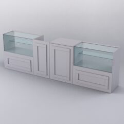 Комплект прилавков ОРНАМЕНТ №1, Серый