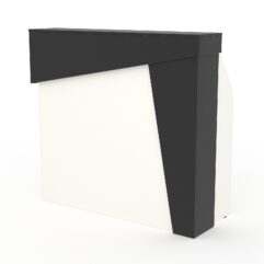 Ресепшн ХАЙТЕК, Белый и Черный