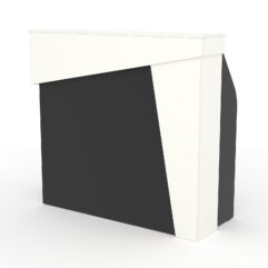 Ресепшн ХАЙТЕК, Черный и Белый