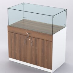 Прилавок для бижутерии РИВОЛИ №2, Белый + Орех