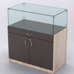 Прилавок для бижутерии РИВОЛИ №2, Дуб Сонома и Дуб Венге