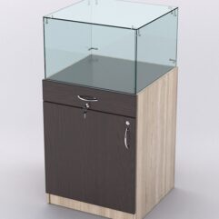 Прилавок для бижутерии РИВОЛИ №5, Дуб Сонома и Дуб Венге