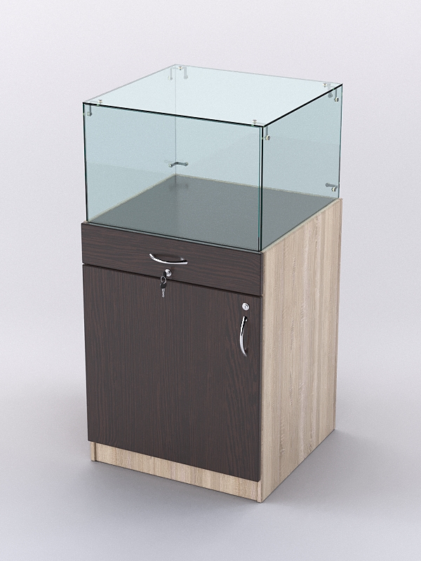 Прилавок для бижутерии РИВОЛИ №5, Дуб Сонома и Дуб Венге