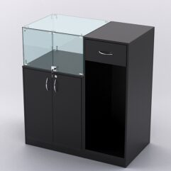 Прилавок для бижутерии РИВОЛИ №6 кассовый, Черный