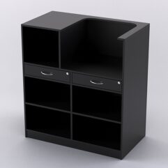 Прилавок для бижутерии РИВОЛИ №7 кассовый, Черный