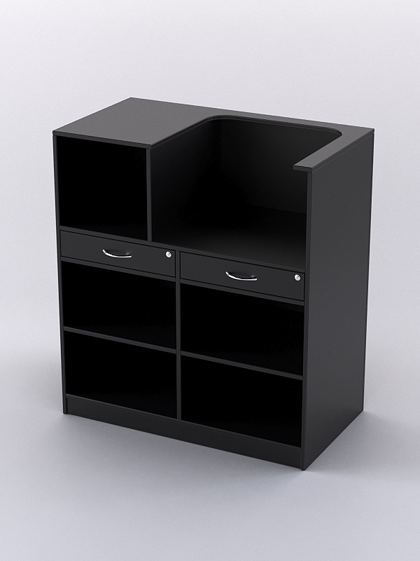 Прилавок для бижутерии РИВОЛИ №7 кассовый, Черный