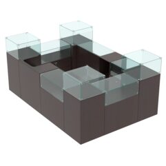 Торговый островок для бижутерии РИВОЛИ №2, Дуб Венге