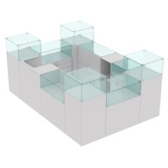 Торговый островок для бижутерии РИВОЛИ №2, Серый