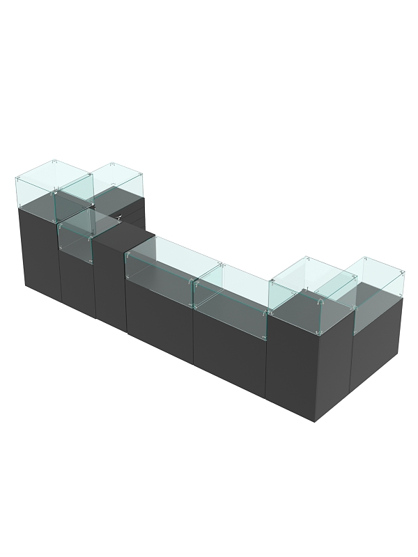 Торговый островок для бижутерии РИВОЛИ №3, Черный