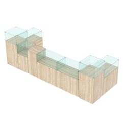 Торговый островок для бижутерии РИВОЛИ №3, Дуб Сонома