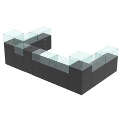 Торговый островок для бижутерии РИВОЛИ №4, Черный