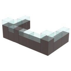 Торговый островок для бижутерии РИВОЛИ №4, Дуб Венге