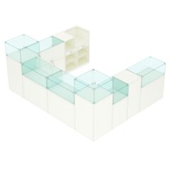 Торговый островок для бижутерии РИВОЛИ №5, Белый