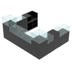 Торговый островок для бижутерии РИВОЛИ №5, Черный