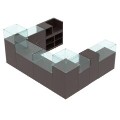 Торговый островок для бижутерии РИВОЛИ №5, Дуб Венге
