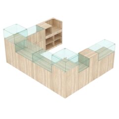 Торговый островок для бижутерии РИВОЛИ №5, Дуб Сонома