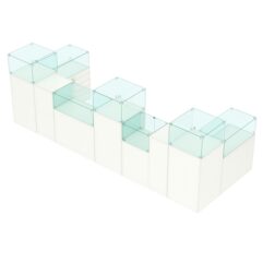 Торговый островок для бижутерии РИВОЛИ №6, Белый