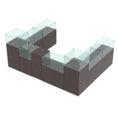 Торговый островок для бижутерии РИВОЛИ №7, Дуб Венге